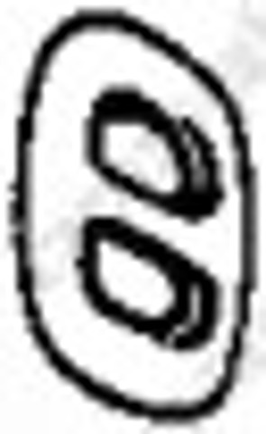 Poduszka mocowania tłumika 255829 BOSAL