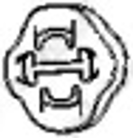 Poduszka mocowania tłumika 255853 BOSAL