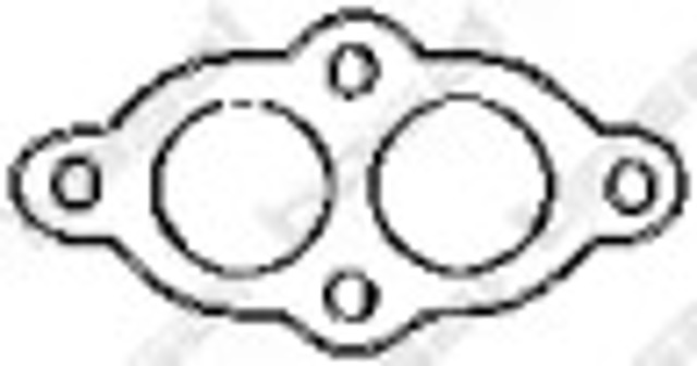 Uszczelka rury odbiornika tłumika 256029 BOSAL