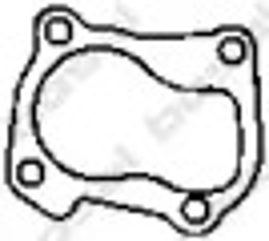 Uszczelka rury odbiornika tłumika 256188 BOSAL