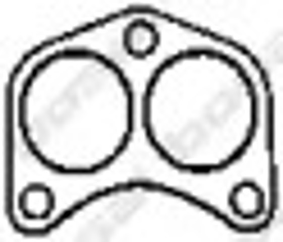 Uszczelka rury odbiornika tłumika 256640 BOSAL