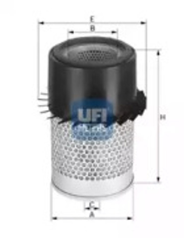 Filtr powietrza 2792400 UFI