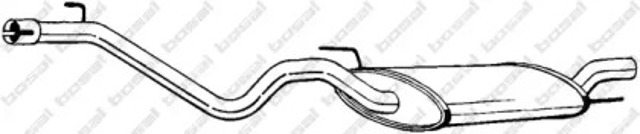 Tłumik, tylna część 282683 BOSAL