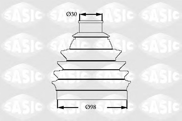 Osłona przegubu napędowego Citroen C8