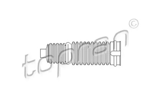 Osłona mechanizmu kierowniczego (maglownicy) 300178 HANS PRIES