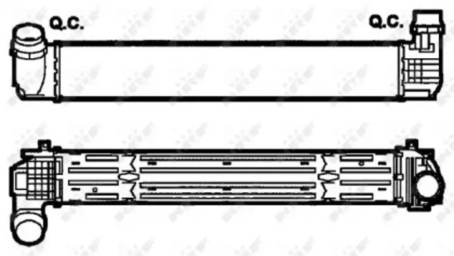 Chłodnica intercoolera 30287 NRF