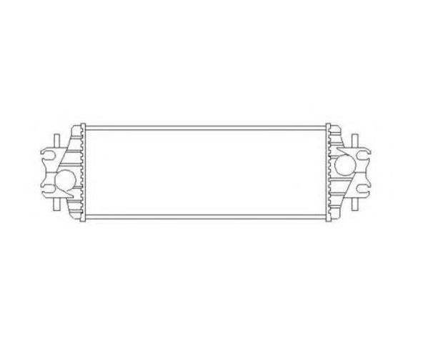 Chłodnica intercoolera 30875 NRF