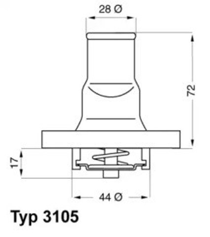 Termostat Fiat Uno