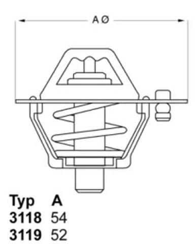 Termostat 311988 WAHLER