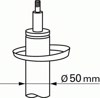 Amortyzator przedni 314011 SACHS