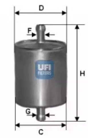 Filtr paliwa 3176000 UFI
