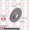 Tarcza hamulcowa przednia 320380320 ZIMMERMANN