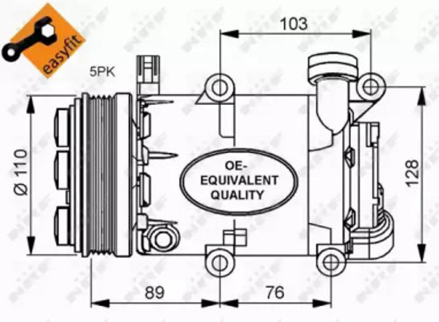 Sprężarka klimatyzacji 32415 NRF