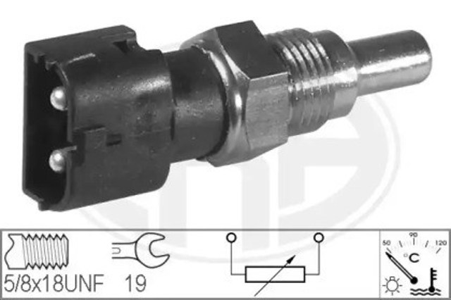 Czujnik temperatury płynu chłodzącego 330105 ERA