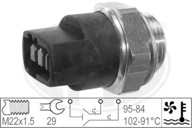 Czujnik temperatury płynu chłodzącego Volvo 460