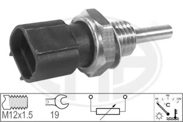 Czujnik temperatury płynu chłodzącego 330638 ERA