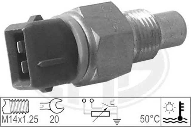 Czujnik temperatury płynu chłodzącego 330639 ERA