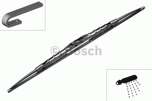 Pióro wycieraczki szyby przedniej, zestaw (2 szt.) 3397004080 BOSCH
