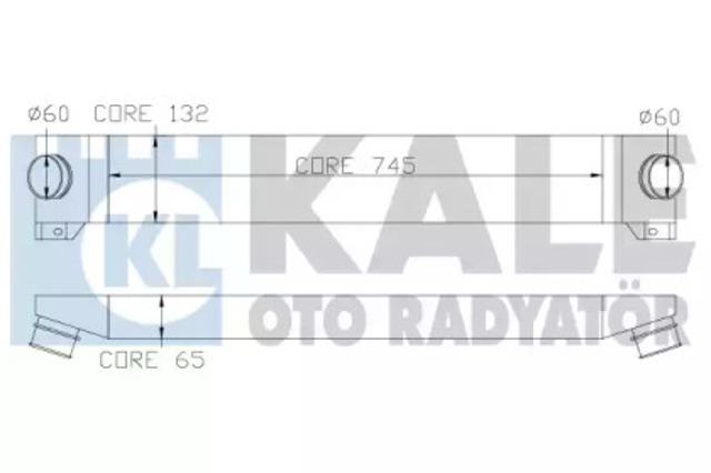 Chłodnica intercoolera 343210 KALE