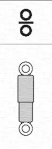 Amortyzator tylny 357010080000 MAGNETI MARELLI