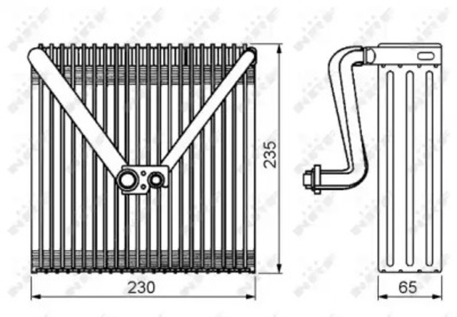 Parownik klimatyzacji 36141 NRF