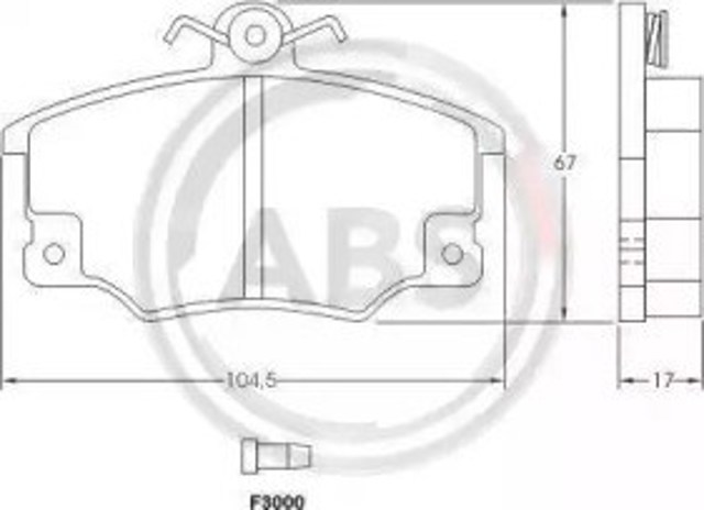Klocki hamulcowe Alfa Romeo 155