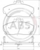 Klocki hamulcowe przednie tarczowe 36746 ABS