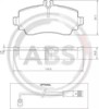 Klocki hamulcowe przednie tarczowe 37336 ABS