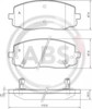 Klocki hamulcowe przednie tarczowe 37474 ABS