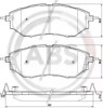 Klocki hamulcowe przednie tarczowe 37502 ABS