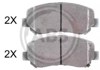 Klocki hamulcowe przednie tarczowe 37929 ABS
