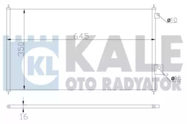 Chłodnica klimatyzacji 380300 KALE