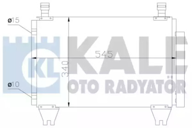 Chłodnica klimatyzacji 383500 KALE