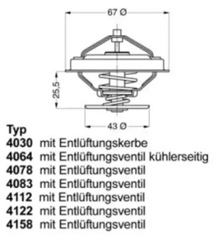 Termostat 407871D WAHLER