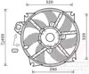 Wentylator elektryczny układu chłodzenia kompletny (silnik+wirnik) 4377747 VAN WEZEL