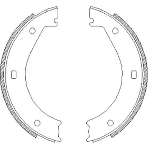 Klocki hamulca ręcznego 440400 REMSA