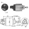 Elektromagnes rozrusznika 46004 MEAT&DORIA