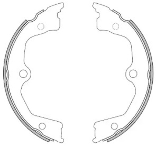 Klocki hamulca ręcznego 462600 REMSA