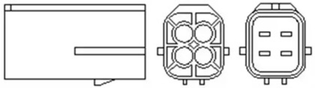 Sonda lambda czujnik tlenu po katalizatorze 466016355055 MAGNETI MARELLI