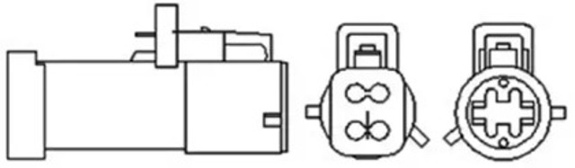 Sonda lambda czujnik tlenu po katalizatorze 466016355090 MAGNETI MARELLI
