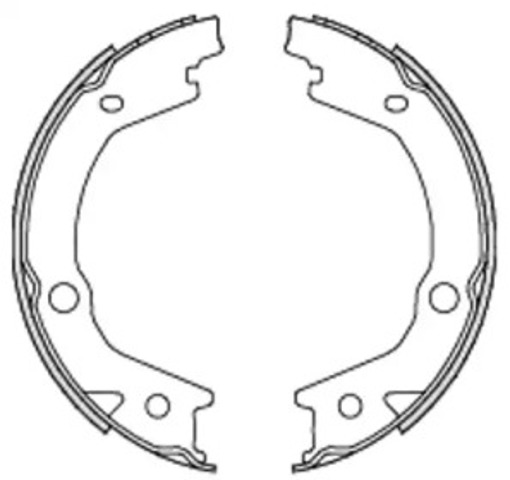 Klocki hamulca ręcznego 469700 REMSA