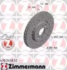 Tarcza hamulcowa przednia 470245052 ZIMMERMANN