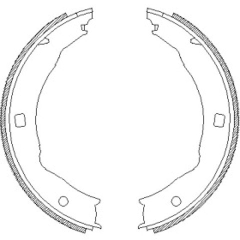 Klocki hamulca ręcznego 471700 REMSA