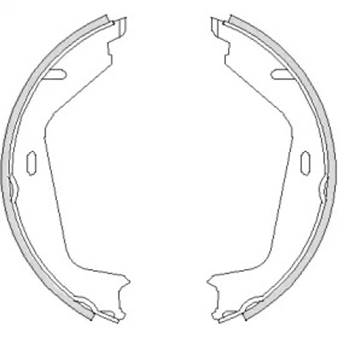 Klocki hamulca ręcznego 472600 REMSA