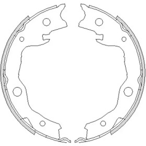 Klocki hamulca ręcznego 475200 REMSA