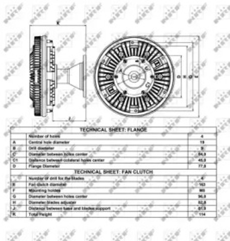 Sprzęgło wiskotyczne wentylatora chłodzenia do Mercedes Benz Truck TRUCK LK/LN2 