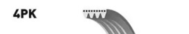 Pas napędowy mechanizmów 4PK1268 GATES