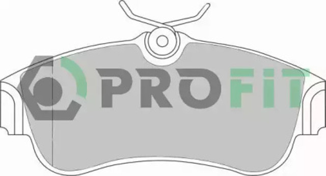 Klocki hamulcowe przednie tarczowe 50000604 PROFIT