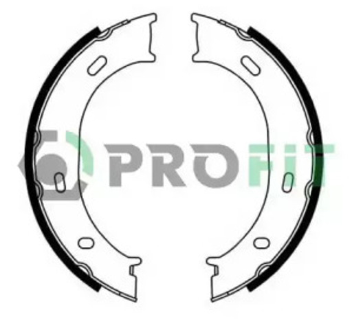 Klocki hamulca ręcznego 50010624 PROFIT