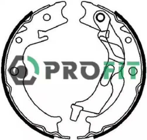 Klocki hamulca ręcznego 50014017 PROFIT